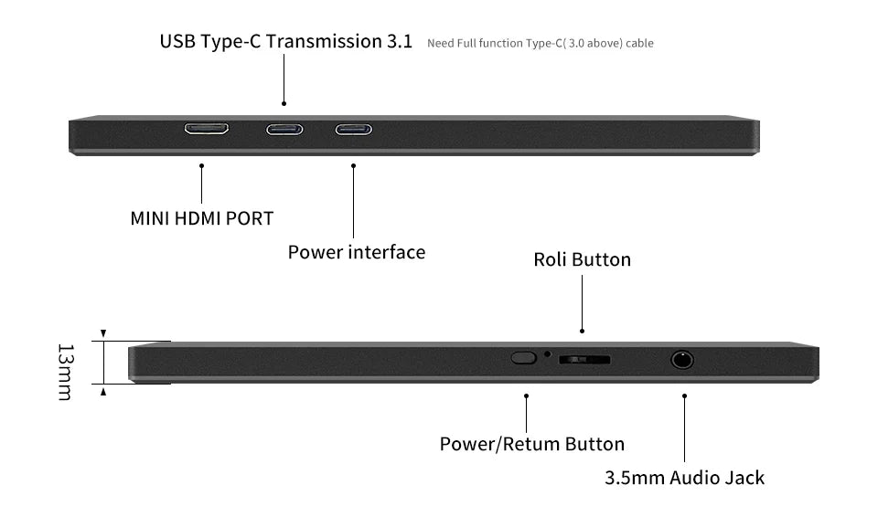 11.6 Inch Portable Monitor