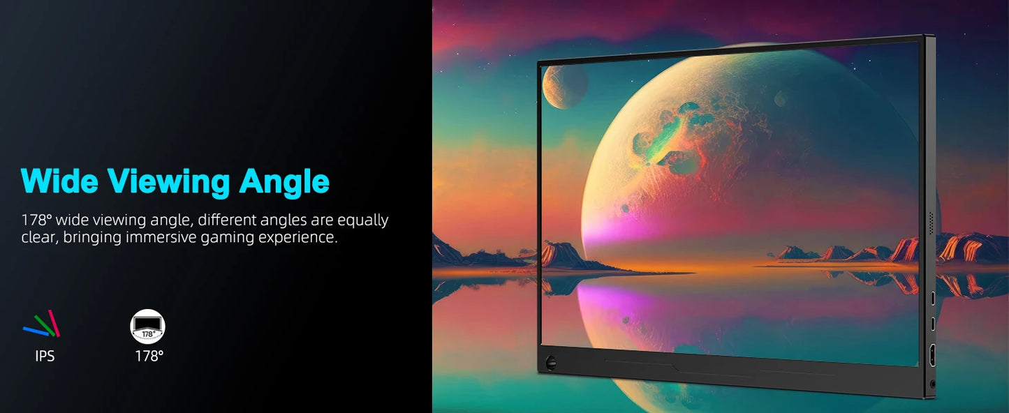 UPERFECT 17.3 Inch 2K 144Hz Portable Monitor