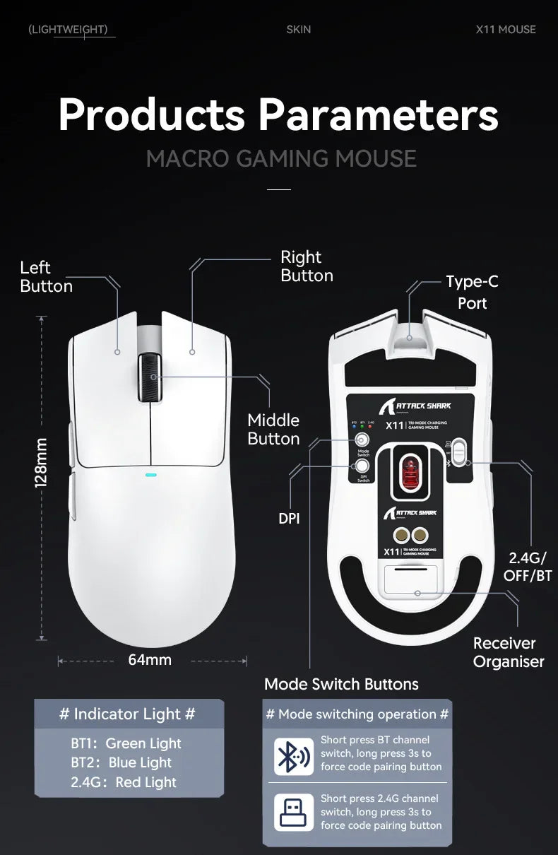 Attack Shark X11 Mouse