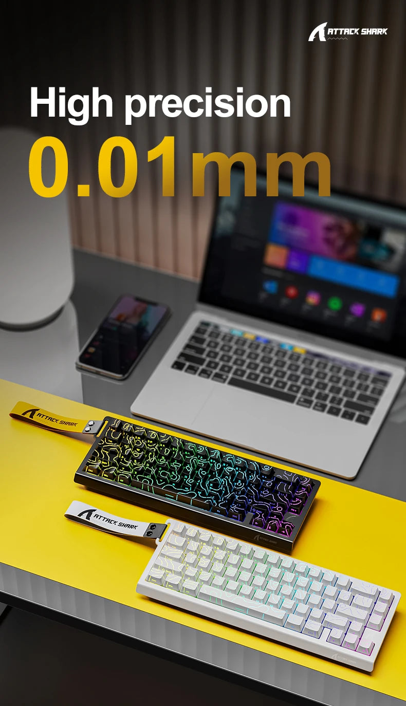 ATTACK SHARK and FREEWOLF Magnetic Keyboard