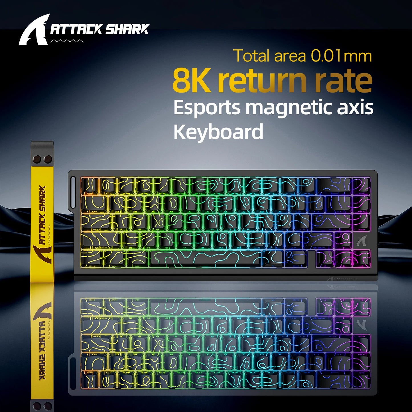 ATTACK SHARK and FREEWOLF Magnetic Keyboard