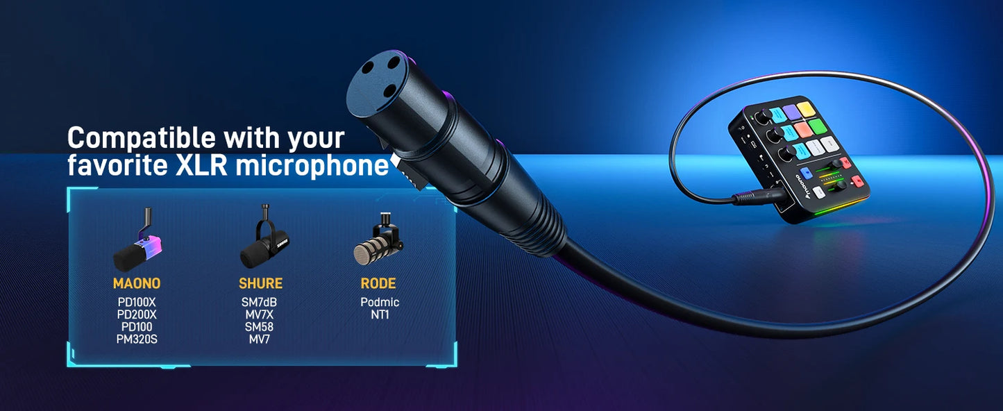 MAONO G1 NEO interfaz Audio Mixer