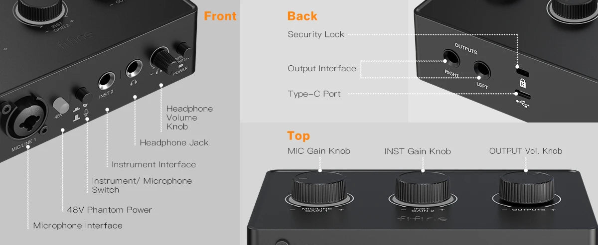 FIFINE Sound Mixer