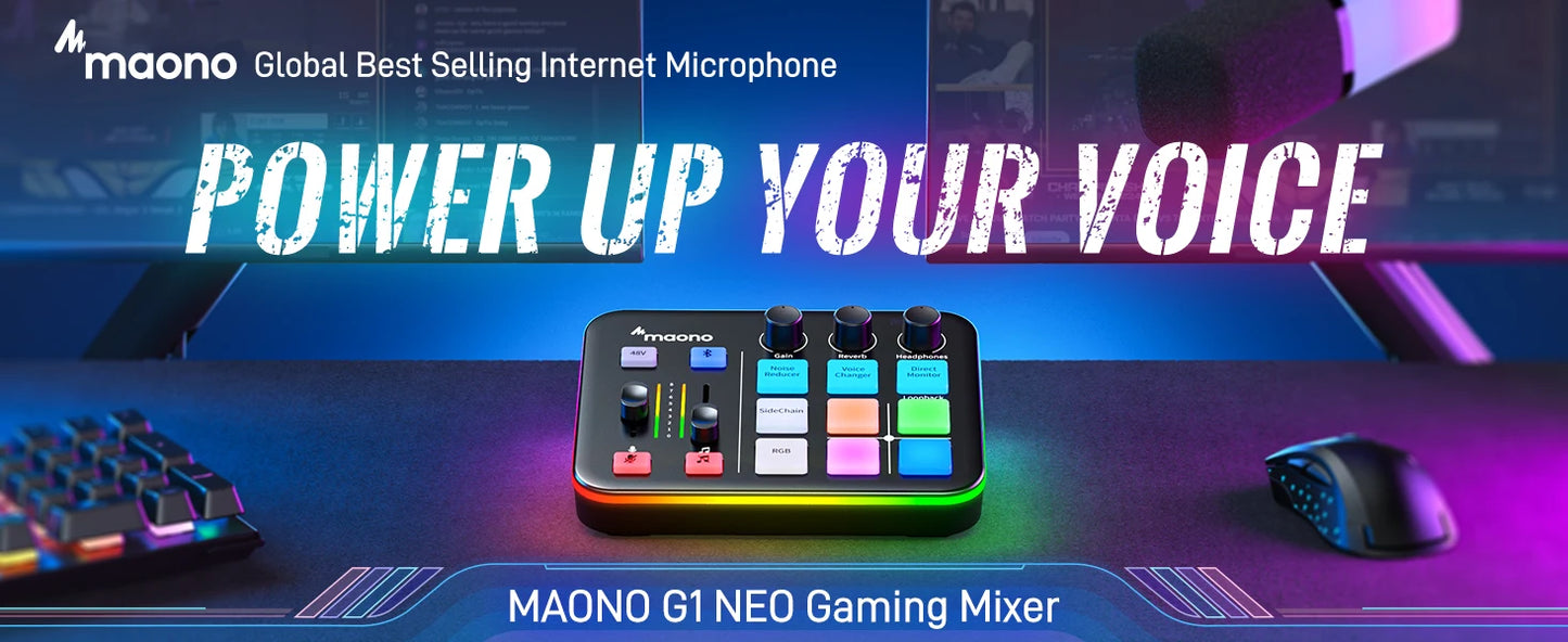 MAONO G1 NEO interfaz Audio Mixer