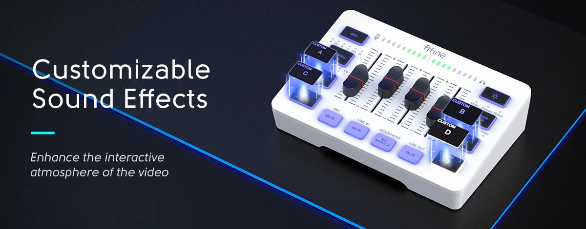 FIFINE Gaming USB Mixer