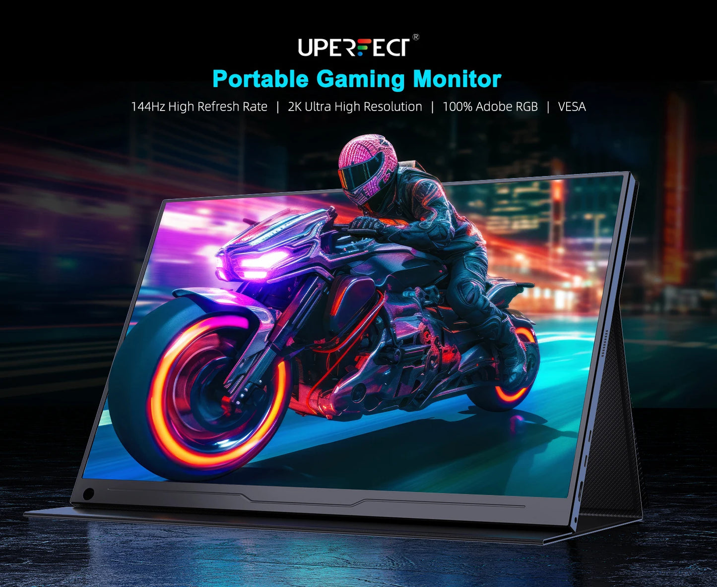 UPERFECT 17.3 Inch 2K 144Hz Portable Monitor