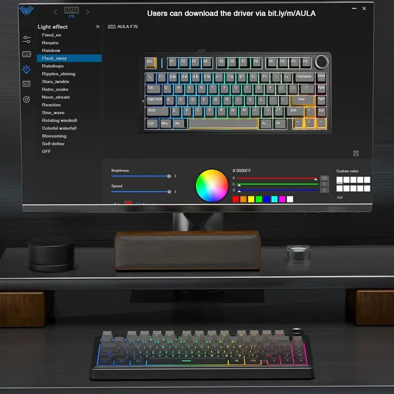 AULA F75 Wireless Mechanical Keyboard