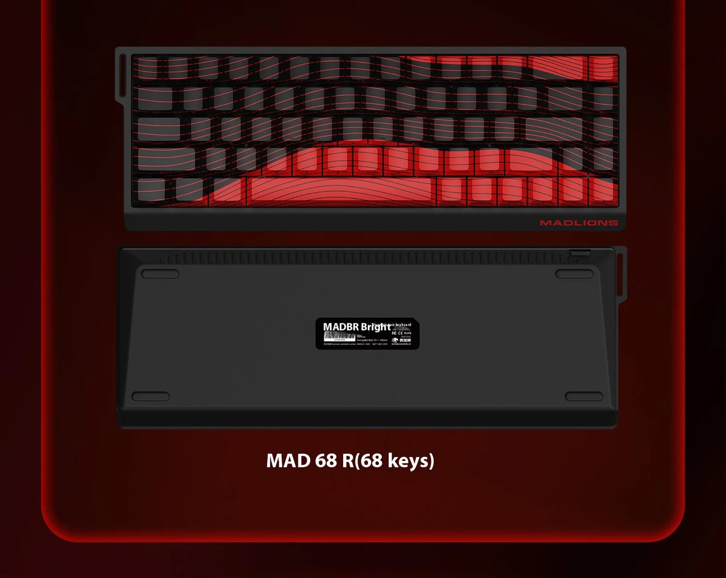 MADLIONS MAD 60/68HE Magnetic Switch Keyboard