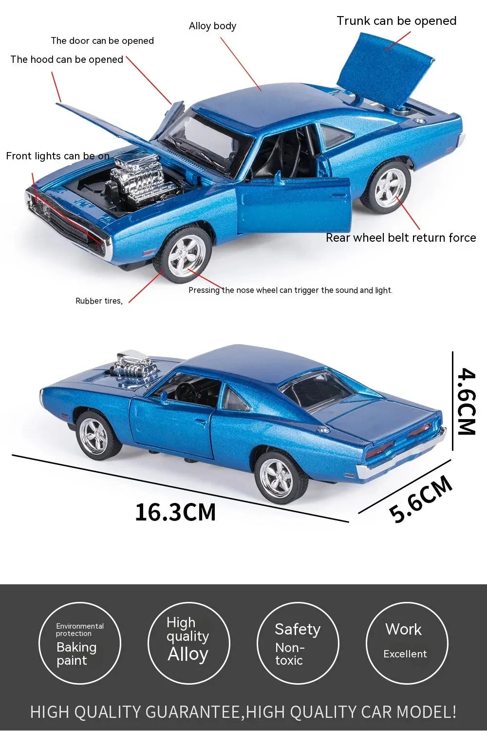 CHARGER 1970 Alloy Diecast Model