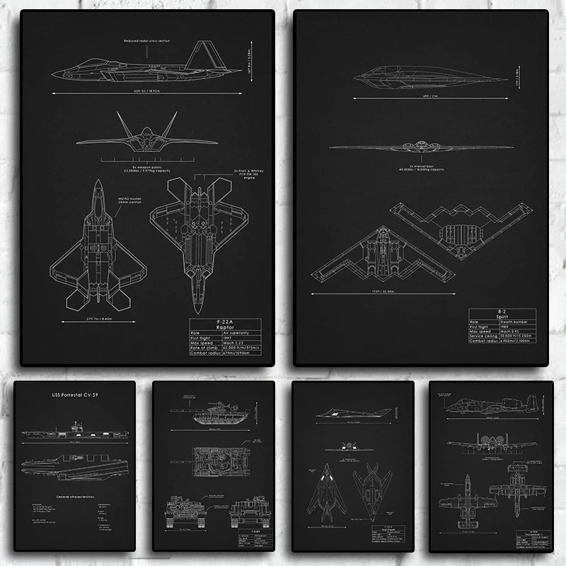 World Famous Airplane Tank Drawing