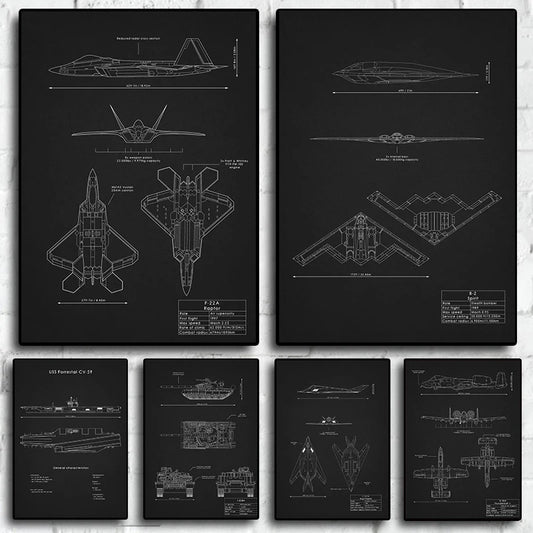 World Famous Airplane Tank Drawing