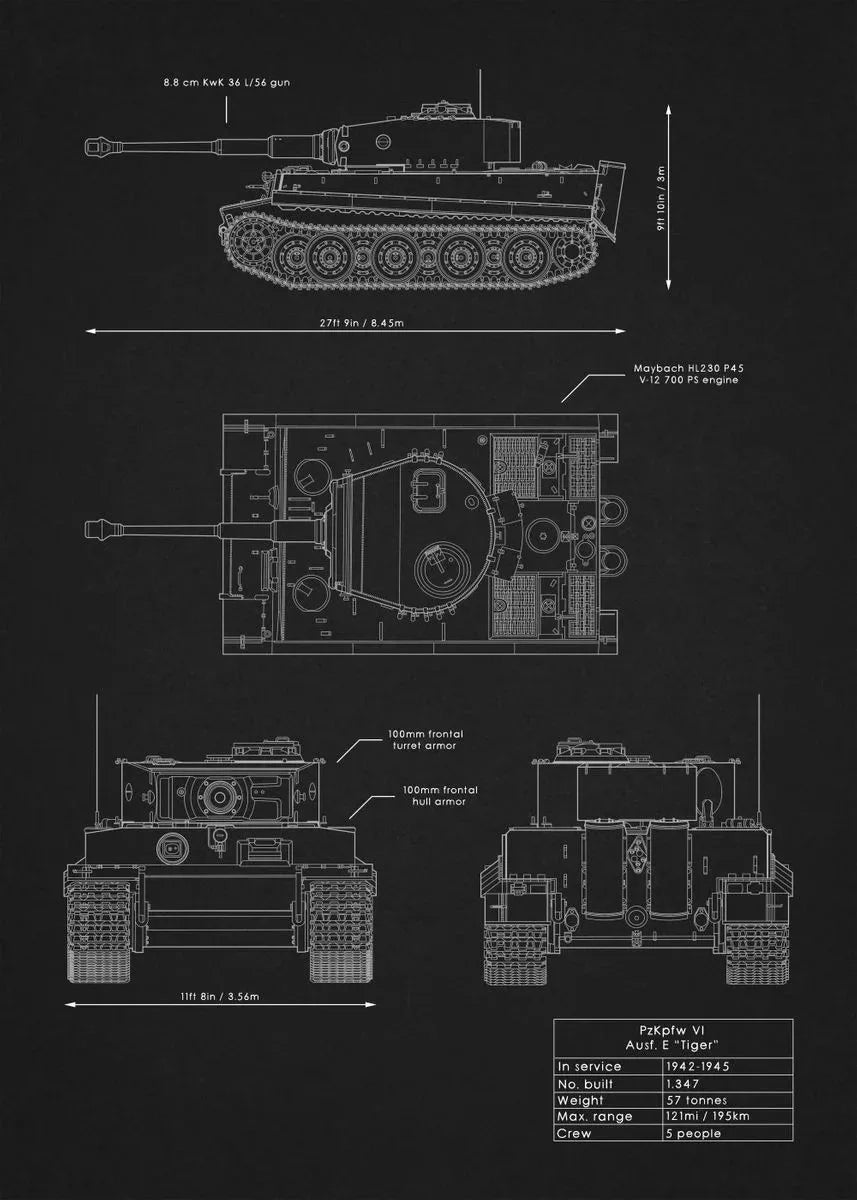 World Famous Airplane Tank Drawing