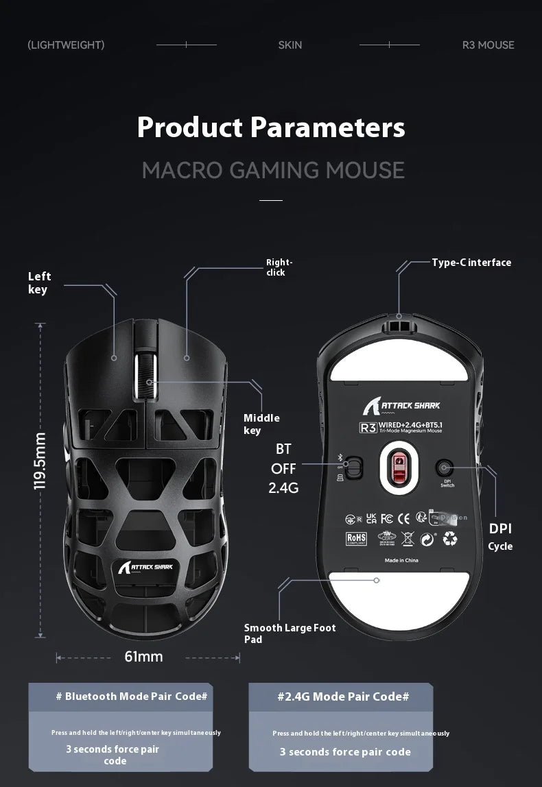 Attack Shark R3 3395