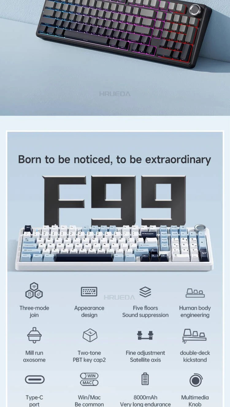 Aula F99 Pro Mechanical Keyboard