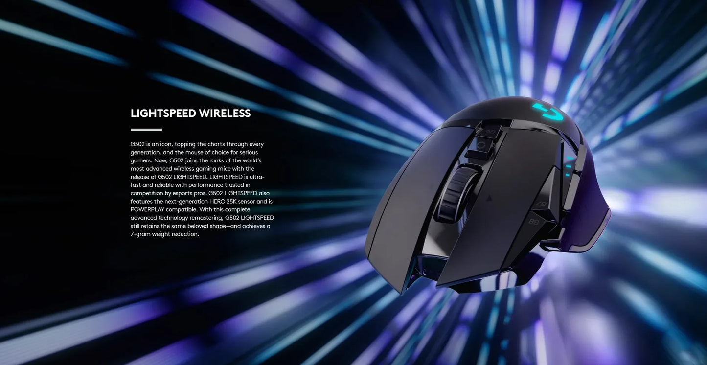 Logitech G502 HERO LIGHTSPEED