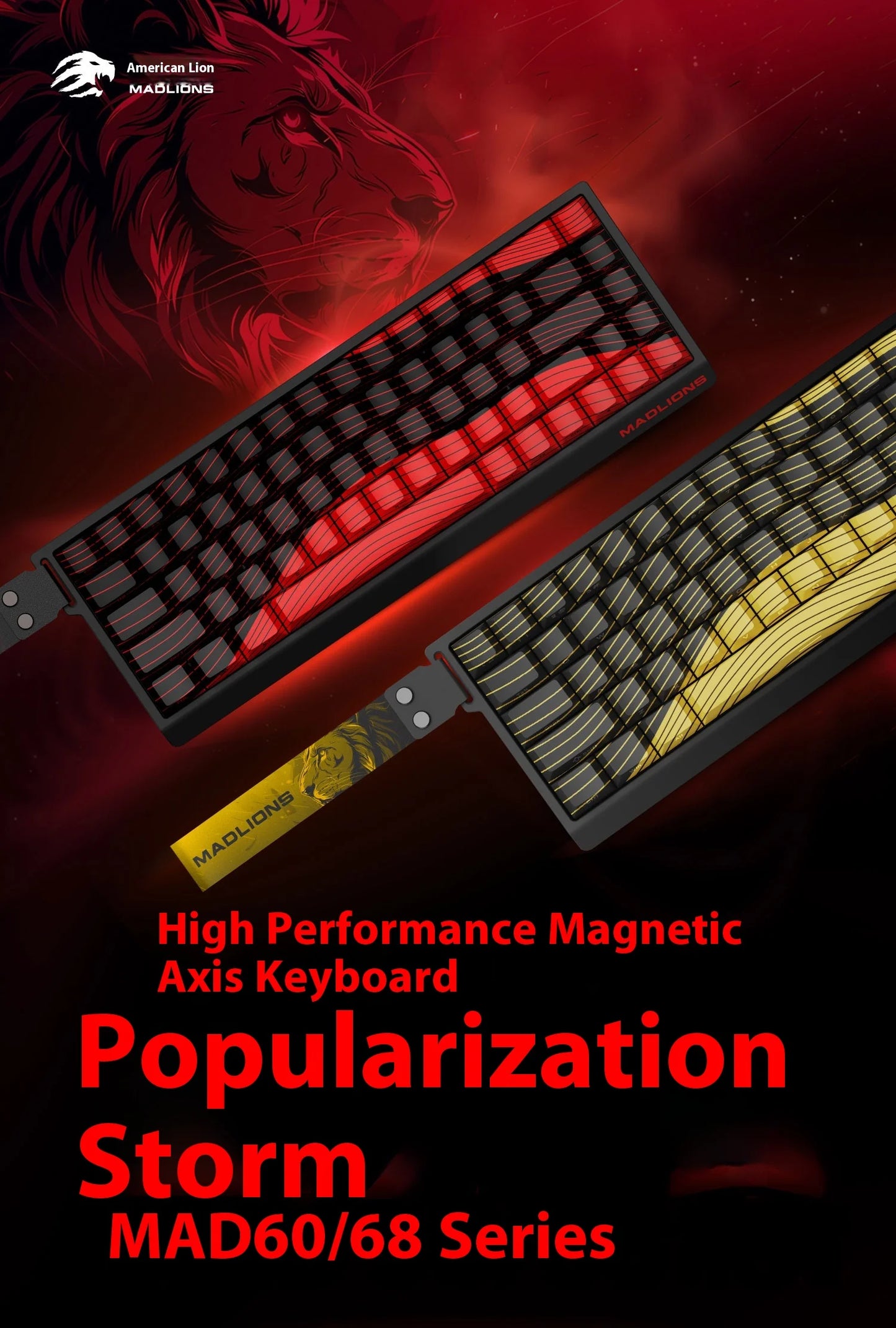 MADLIONS MAD 60/68HE Magnetic Switch Keyboard